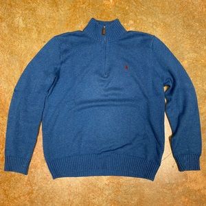 Polo Ralph Lauren Quarter Zip Sweater Size Small